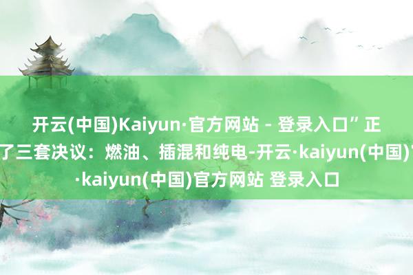 开云(中国)Kaiyun·官方网站 - 登录入口”正本星光730成功来了三套决议：燃油、插混和纯电-开云·kaiyun(中国)官方网站 登录入口